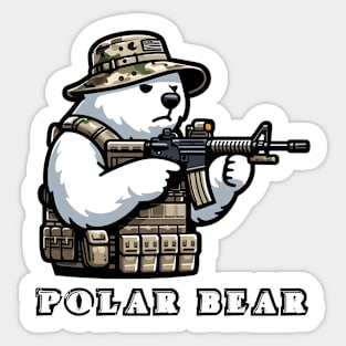 Tactical Polar Bear Sticker